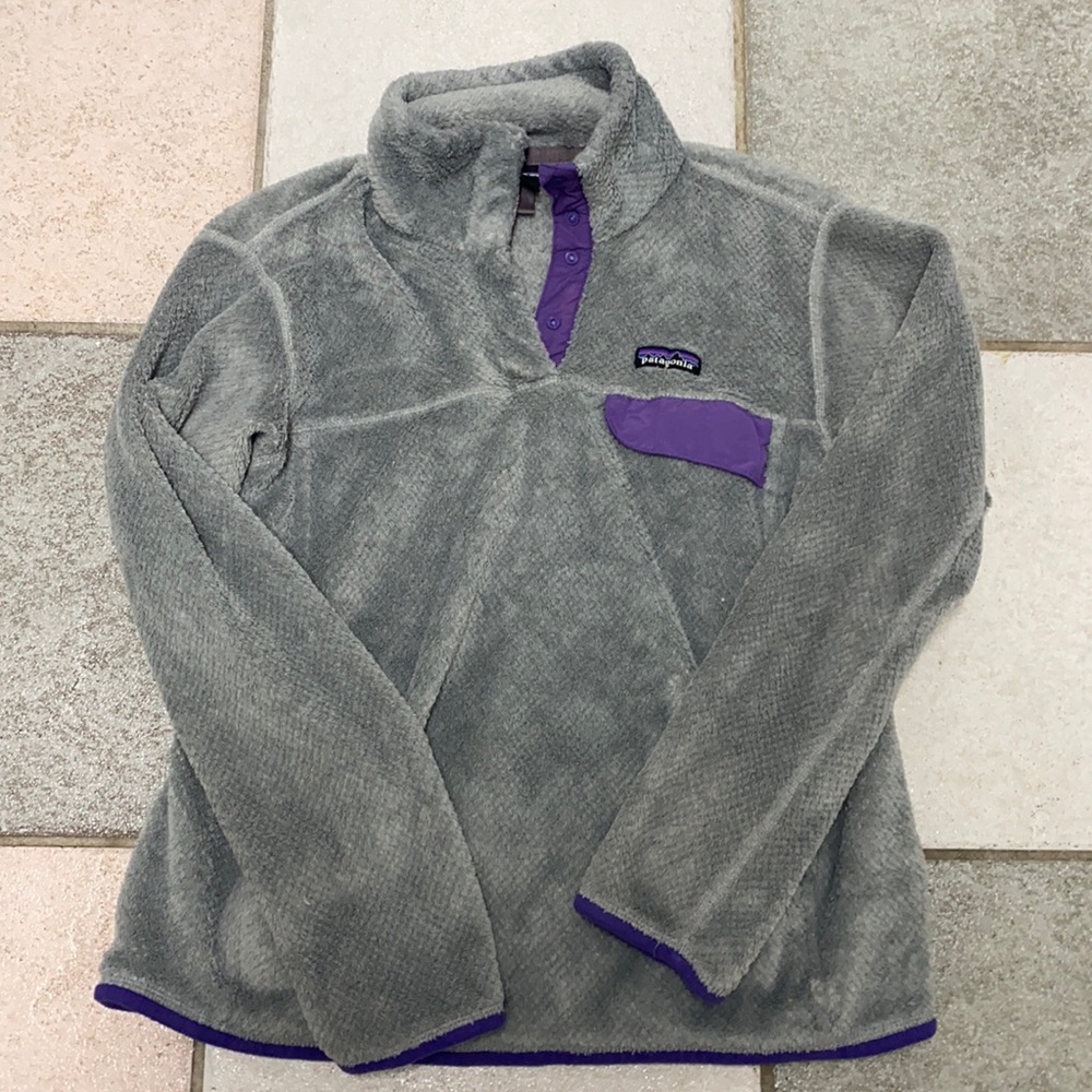 Patagonia fleece pull over jacket